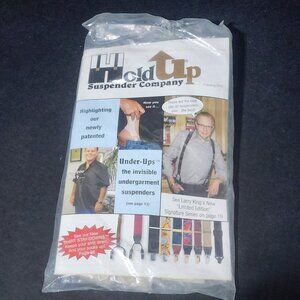 Holdup Brand USA 2in Wide Undergarment Hidden Beige Suspenders X-back